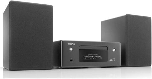 دينون جهاز استقبال ومشغل سي دي N10 هاي فاي الكل في واحد مثالي للغرف الصغيرة والمنازل وبث الموسيقى اللاسلكي ومتوافق مع امازون اليكسا وبلوتوث واير بلاي 2 وواي فاي من ار سي دي، اسود in Kuwait