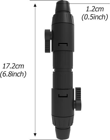 Aquarium Hose Valve, Fish Tank Hose Pipe Quick Release Connector Adapter Aquarium Filter Connector (12mm) in Saudi Arabia
