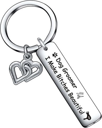 Grooming Jewelry Dog Dog Salon Keychain Groomer Jewelry Pet Care Gift in Saudi Arabia