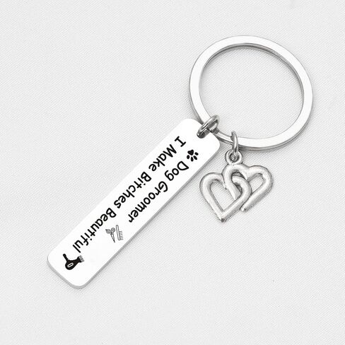 Grooming Jewelry Dog Dog Salon Keychain Groomer Jewelry Pet Care Gift in Saudi Arabia