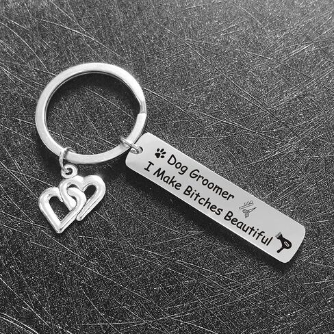 Grooming Jewelry Dog Dog Salon Keychain Groomer Jewelry Pet Care Gift in Saudi Arabia