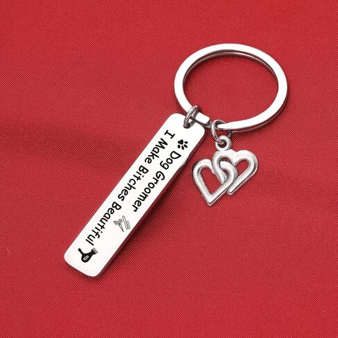 Grooming Jewelry Dog Dog Salon Keychain Groomer Jewelry Pet Care Gift in Saudi Arabia