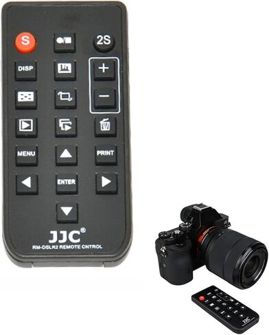 يستبدل RMT-DSLR2 كاميرا لاسلكية تعمل بالأشعة تحت الحمراء مصراع الفيديو التحكم عن بعد لسوني A7III A7III A7RIII A7RII A7SIII A7SIII A7R A7S A7 A9 II A99II A77II A6600 A6500 A6400 A6300 A6000 مضاد للاهتزاز in Saudi Arabia
