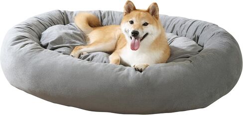Arlee Orbit Orthopedic Memory Foam Dog Bed - Premium, Durable, Washable, and Easy to Clean Fabric, Chew Proof Pet Bed for Large and Extra Large Dogs, Designed for Ultimate Comfort - Gray (L) in Saudi Arabia