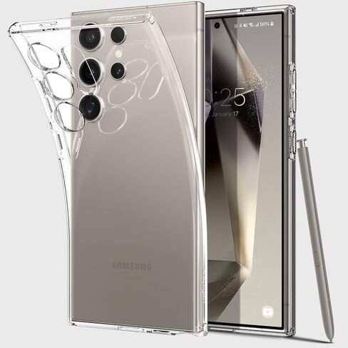 Spigen Liquid Crystal Designed for Galaxy S24 Ultra Case (2024), [Military-Grade Protection] - Crystal Clear in Saudi Arabia
