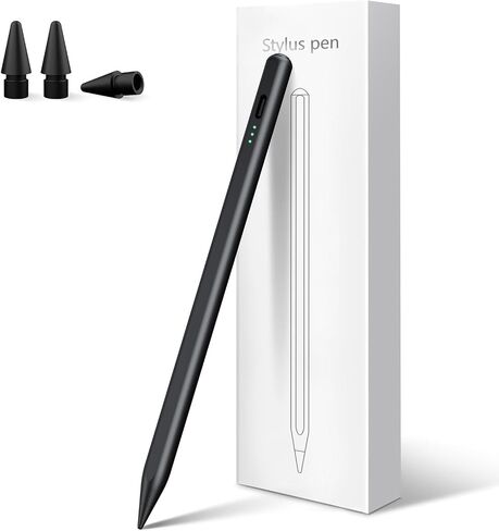Stylus Pen for iPad with 13mins Fast Charge,Tilt Sensitive Palm Rejection Pencil for 2018-2024 iPad Pro 11/13 M4, iPad Air 11/13 M2, iPad Pro 11/12.9, iPad 10/9/8/7/6, Air 5/4/3, Mini 6/5 in Saudi Arabia