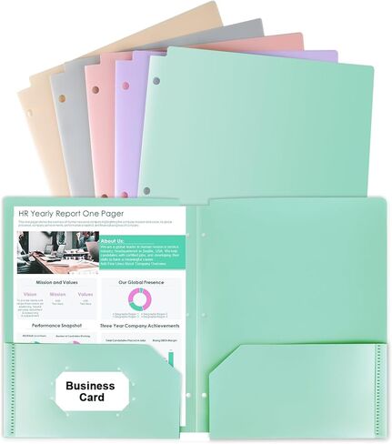 3 مجلدات حلقية مع جيوب، 5 قطع من مجلدات ملفات الباستيل مع حامل بطاقة العمل، مجلدات بلاستيكية بحجم الحروف، مجلدات جمالية للمستندات، واللوازم المدرسية واستئناف الأعمال المكتبية in Kuwait