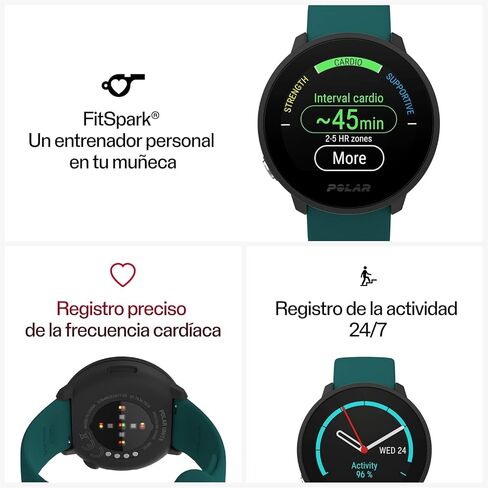 POLAR Unite Waterproof Fitness Watch (Includes Wrist-Based Heart Rate and Sleep Tracking) in Kuwait