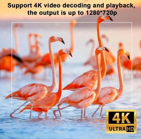 جهاز عرض صغير يعمل بنظام Android 11.0، جهاز عرض ذكي 4K مع WIFI 6 BT 5.0، دوران 180 درجة، جهاز عرض فيديو منزلي خارجي، متوافق مع الهاتف/جهاز التلفاز/الكمبيوتر المحمول in Saudi Arabia