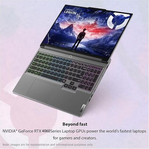 Lenovo أحدث Legion 16 بوصة WQXGA i9 RTX 4060 كمبيوتر محمول للألعاب، 16 بوصة WQXGA 2560 * 1600 165 هرتز، Intel i9-14900HX، NVIDIA GeForce RTX 4060، 64 جيجابايت DDR5 RAM، 4 تيرابايت SSD، W11P، مع حزمة SSD خارجية ADATA 512 in Kuwait