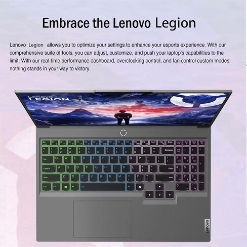Lenovo أحدث Legion 16 بوصة WQXGA i9 RTX 4060 كمبيوتر محمول للألعاب، 16 بوصة WQXGA 2560 * 1600 165 هرتز، Intel i9-14900HX، NVIDIA GeForce RTX 4060، 64 جيجابايت DDR5 RAM، 4 تيرابايت SSD، W11P، مع حزمة SSD خارجية ADATA 512 in Kuwait