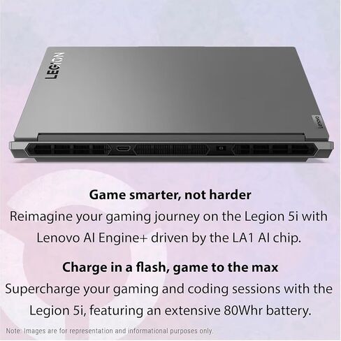 Lenovo أحدث Legion 16 بوصة WQXGA i9 RTX 4060 كمبيوتر محمول للألعاب، 16 بوصة WQXGA 2560 * 1600 165 هرتز، Intel i9-14900HX، NVIDIA GeForce RTX 4060، 64 جيجابايت DDR5 RAM، 4 تيرابايت SSD، W11P، مع حزمة SSD خارجية ADATA 512 in Kuwait
