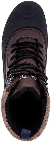 حذاء NAUTICA الرجالي ذو الرقبة البطة المقاوم للماء معزول للثلج والمطر - حذاء شتوي برباط - تشانينج (عرض عريض/متوسط) in Kuwait