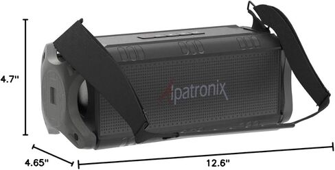 مكبر صوت بلوتوث ألباترونيكس 60 وات (80 وات كحد أقصى)، IPX6 مقاوم للماء، محمول، لاسلكي، بنك طاقة 8000 مللي أمبير في الساعة، غير يدوي، مقاوم للصدمات، TWS، DSP، ستيريو، مضخم صوت، بطاقة TF، NFC، AX500، داخلي وخارجي - أسود in Kuwait