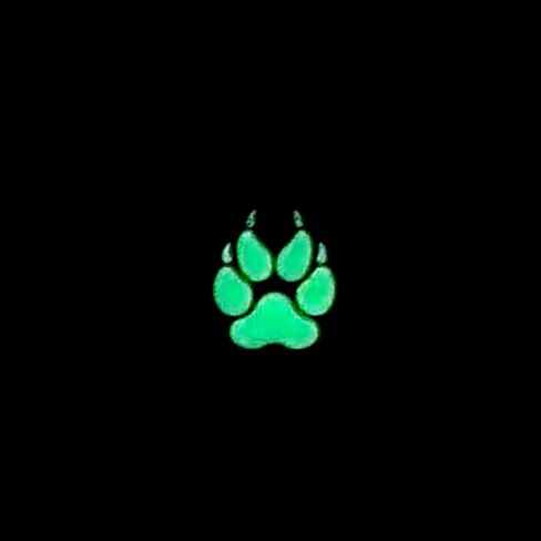 K9 Paw Glow Dark Cat Eye Dog Handler PVC Hook in Saudi Arabia