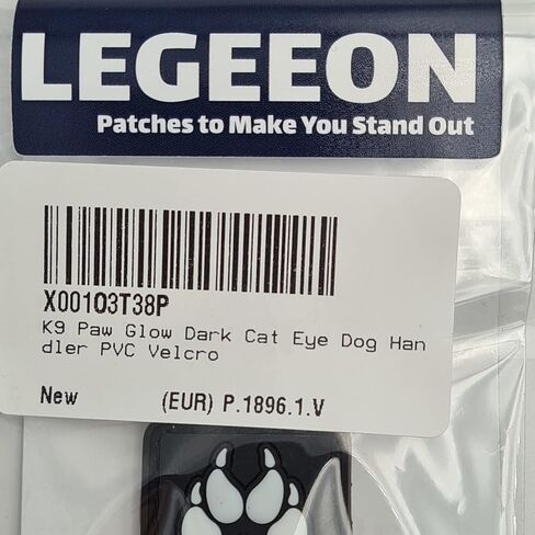 K9 Paw Glow Dark Cat Eye Dog Handler PVC Hook in Saudi Arabia