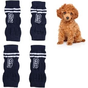 GLOGLOW Dog Elbow Protector, Joint Comfortable 4pcs Dirty Pet Elbow Protective Sleeve for Medium Dogs for Large Dogs