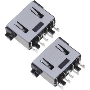 The Lord of the Tools 2Pcs DC Power Jack Charging Port Replacement Compatible with Lenovo Legion Y530 Y530P Y540-15IRH Y540P Y545 Y7000 Accessories Metal