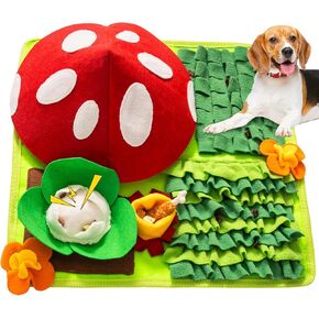 Mewoo Snuffle Mat for Dogs Large Breed, 40''x27.5'' Sniff Mat for Dogs, Dog Sniffing Mat Large Breed with Squeaky, Dog Snuffle Enrichment Puzzle Interactive Dog Toys for Boredom Large Breed Dogs