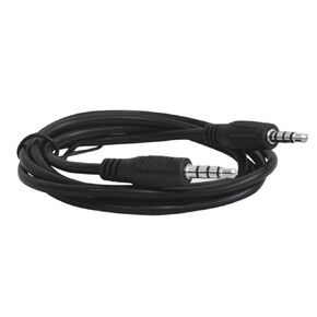 YCS basics 3 Foot 3.5mm Male to Male 4 Conductor Aux/Headphone Cable