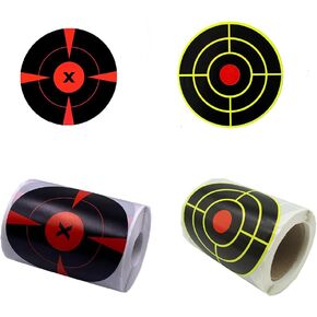 200 Pcs x 3 Inch Splatter Target Shooting Stickers Two Models Combine 100 pcs for Each