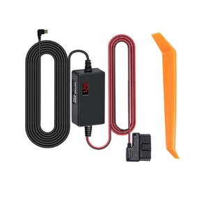OBD / OBD2 to USB C Cable Hardwire Kit with LED Screen, Compatible with Vantrue N4 Pro, N5, N2 Pro(2023) Dash Camera, Power Adapter Cord 10 FT