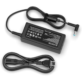 45W Laptop Charger for Hp Model 15 14 15-f023wm R-41013323 213349-009 213349-109 741727-001 HP Pavilion Stream 11 Power Cord Supply Notebook Replacement Adapter Charging Cable 19.5v 2.31a 4.5mm x 3mm