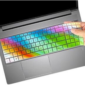 Designed for HP ProBook 15.6 inch Laptop Keyboard Cover, 15.6 inch HP ProBook 450 G8 G9 G10/ 455 G8 G9 G10/ 650 G8/HP Zbook Power G8 G9 Keyboard Skin(NOT fit HP ProBook 450/455/650 G6 G7)-Colorful