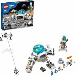 مجموعة بناء LEGO® City Lunar Research Base 60350؛ مجموعة لعب قاعدة القمر للأطفال من سن 7 سنوات in Kuwait