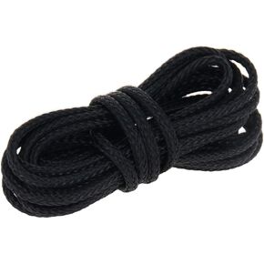 Othmro 1Pcs PET Cable Wire Wrap Braided Expandable Sleeving Cable High Temperature Electrical Wire Sleeve 3mx4mm Black