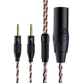 SIVGA P-Ⅱ Replacement 6N OCC 2.5MM Male Audio Cable for Hi-Fi Headphones, 180MM Length (4.4MM)