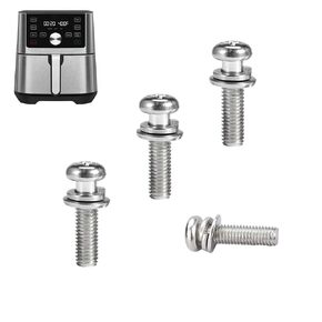 Professional Air Fryer Screws for Instant Vortex Plus 4QT Air Fryer Basket, Food Grade 304 Stainless Steel Self-Tapping Screws for 4QT Instant Air Fryers, High Temperature Resistant