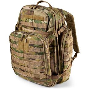 5.11 Tactical Backpack, RUSH 72 2.0 Military Survival Molle Back Pack with Laptop Compartment, Large, 55L, Multicam, Style 56566ABR