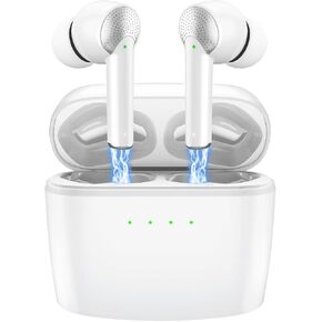 Wireless Earbuds Bluetooth 5.3 Headphones HiFi Stereo Wireless Headphones with 4 ENC Noise Clear Canceling Mic Wireless Headset with LED Display Charging Case 42H Playtime Touch Control IP7 Waterproof