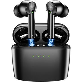 Wireless Earbuds Bluetooth 5.3 Headphones HiFi Stereo Wireless Headphones with 4 ENC Noise Clear Canceling Mic Wireless Headset with LED Display Charging Case 42H Playtime Touch Control IP7 Waterproof