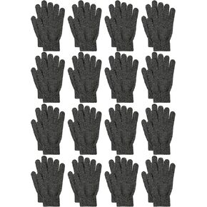 16 Pairs Winter Gloves for Men Women Knit Stretchy Warm Gloves Adult Magic Gloves Bulk Pack