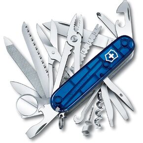 SwissChamp, blau transparent