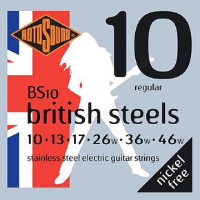 Rotosound BS10 British Steel Electric Guitar Strings (10-46)