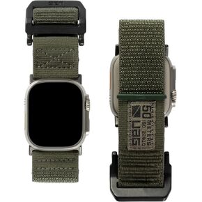 URBAN ARMOR GEAR UAG Compatible with Apple Watch Band 49/46/45/44mm iWatch Series Ultra 2/Ultra/4-10/SE 2/SE Active Titanium, Sport Adjustable Replacement Strap