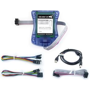 Waveshare ATMEL AVR Programmer USB AVRISP XPII Compatible Atmel at AVR ISP mk2 mkII in-System Programmer Supports AVR Studio 4/5/6/7
