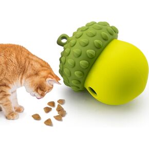 Acorn Treat Dispenser Toy for All Types of Dogs and Pet Cats, Funny Slow Food Dispenser Pet Toys, for Bored Dogs and Cat Relieve Boredom Dog and CatTeeth Grinding Feeding