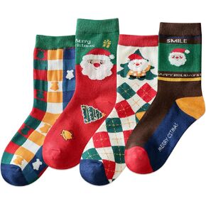 IIG Womens Novelty Cotton Crew Socks Cute Animals Socks Fun Flower Socks (fit women's shoe size 5-9) in Kuwait