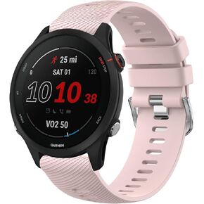 Meliya Bands Compatible with Garmin Forerunner 255 Watch Band, Garmin Forerunner 265 Watch Band Women Men, Soft Silicone Sport Replacement Strap for Garmin Forerunner 255/255 Music, Forerunner 265, Venu 3, Venu 2, Vivoactive 4 Smart Watch