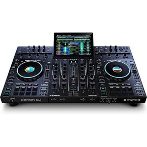 Denon DJ PRIME 4+ Standalone DJ Controller & Mixer with 4 Decks, Wi-Fi Music Streaming, Drop Sampler, 10.1" Touchscreen, Light Control, Internal FX