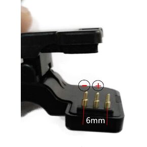 TW64 TW68 شاحن الساعة الذكية كابل شحن USB عالمي 3 دبوس 6 مم مشبك سوار ذكي سلك شاحن (3 دبوس 6 مم)
