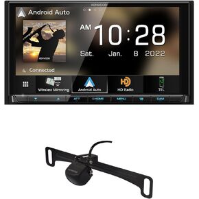 KENWOOD DMX958XR EXCELON Reference 6.8" Full HD Capacitive Touchscreen Car Stereo Receiver | Plus KENWOOD CMOS-240U Universal Backup Camera