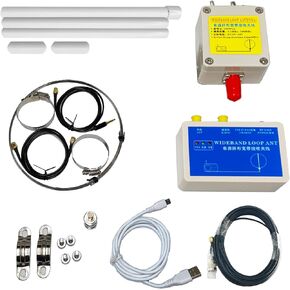 هوائي حلقة MLA-30+ من جوزيزو، هوائي استقبال نشط 0.5-30 ميجاهرتز، هوائي حلقة MLA-30 بلس لراديو HA SDR قصير الموجة، مع وحدة تغذية 10 متر، مضخم صوت مدمج منخفض الضوضاء، لسطح السطح والشرفة
