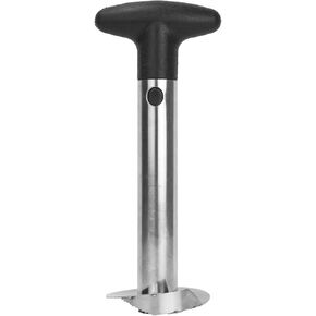 IMUSA 4-in-1 Stainless Steel Pineapple Tool- Peels, Cores, Slices, Cuts Wedges with one Easy Dishwasher Safe Tool