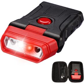 LED Hat Light Rechargeable Metal Clip Cap Light Motion Sensor Rainproof Lightweight 180 Degree Adjustable for Reading Hunting Camping Fishing