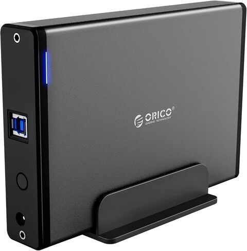 حاوية محرك الأقراص الصلبة ORICO مقاس 3.5 بوصة لمحرك الأقراص الصلبة/SSD USB 3.0 إلى محطة إرساء محرك الأقراص الصلبة الخارجية العمودية SATA تدعم UASP حتى 16 تيرابايت-7688U3 in Saudi Arabia